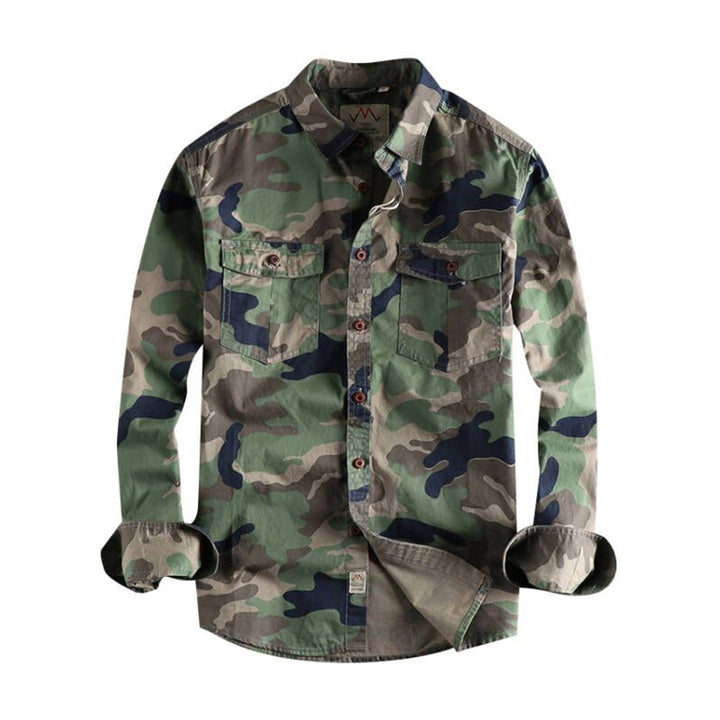Veenan | Chemise à manches longues camouflage pour hommes