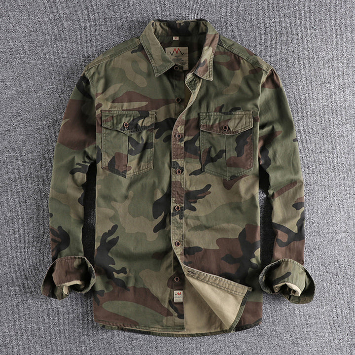 Veenan | Chemise à manches longues camouflage pour hommes