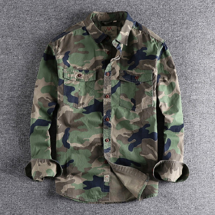 Veenan | Chemise à manches longues camouflage pour hommes