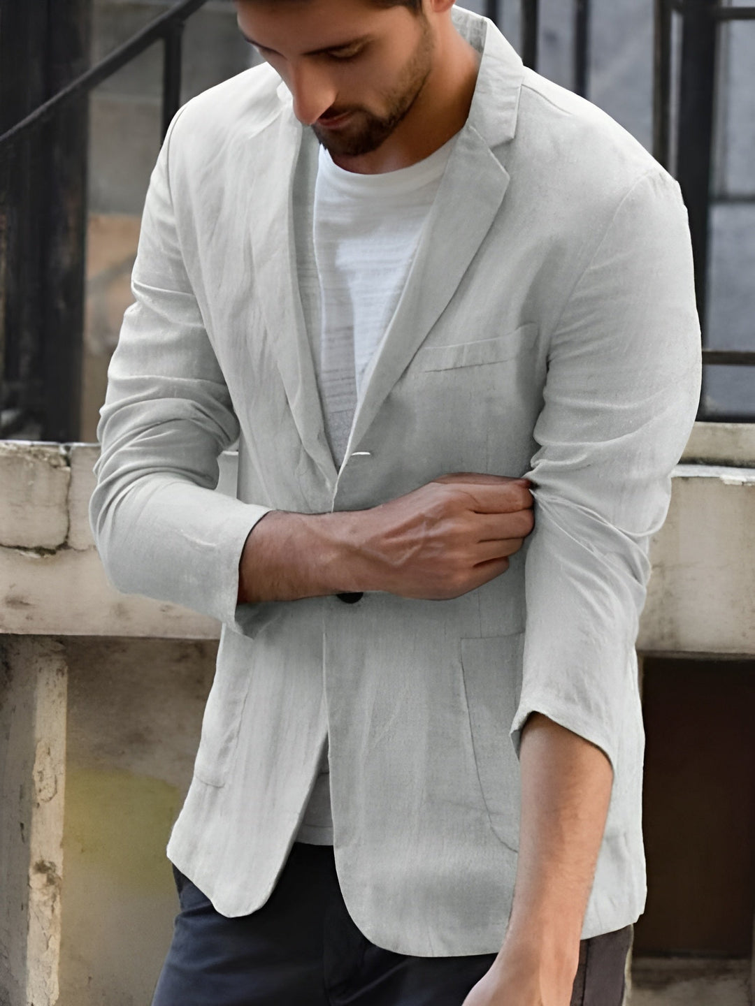 Noonnar | Veste Tailleur Décontractée pour Hommes