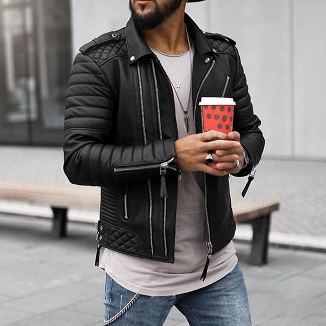 Leevas | Veste en cuir légère pour homme