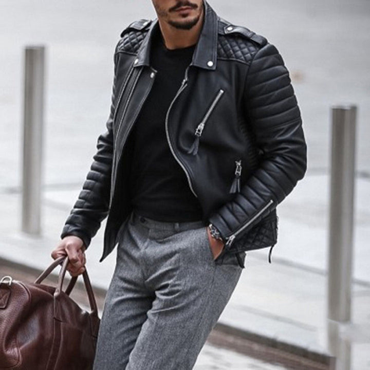 Leevas | Veste en cuir légère pour homme