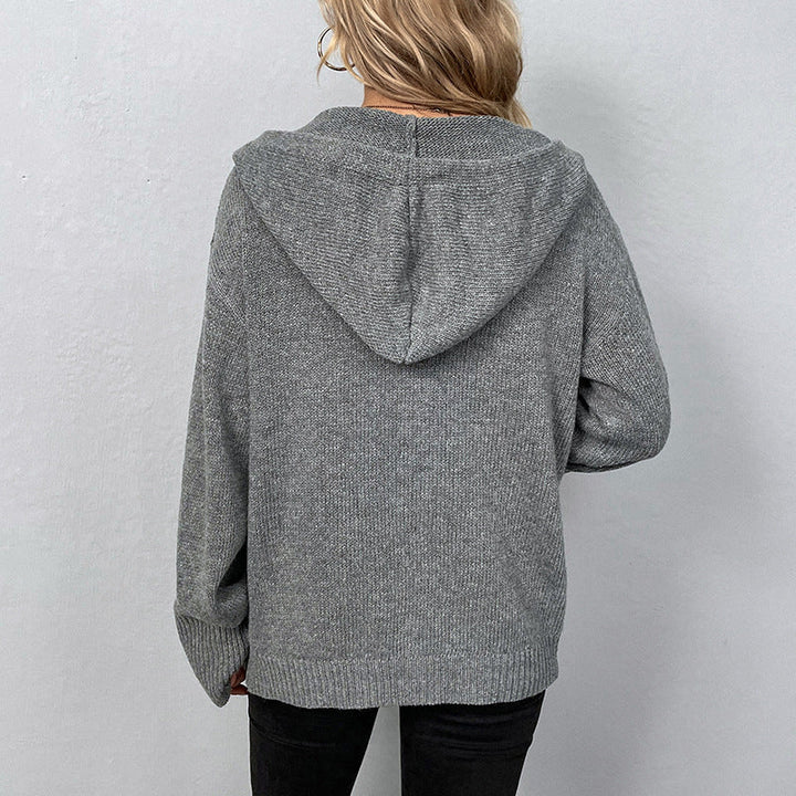 Veliala | Veste en Tricot Doux à Capuche pour Femmes