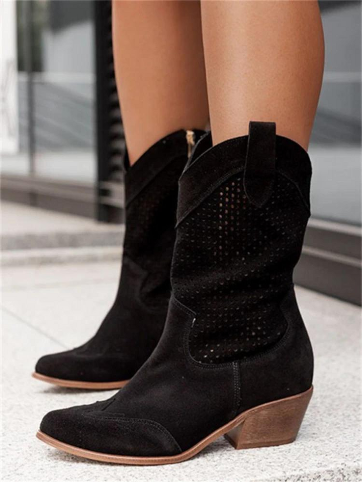 Riellena | Bottes de cowboy respirantes pour femmes