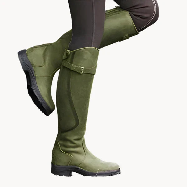 Roorana | Bottes élégantes avec ceinture pour femmes