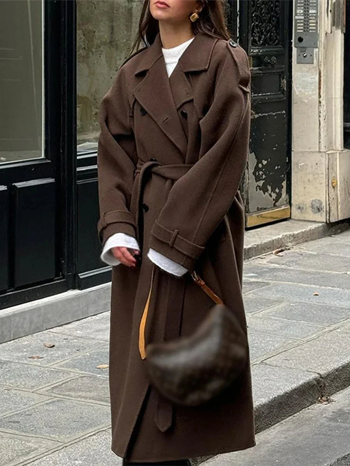 Laaynexa | Élégant Manteau-Trench Urbain pour Femmes