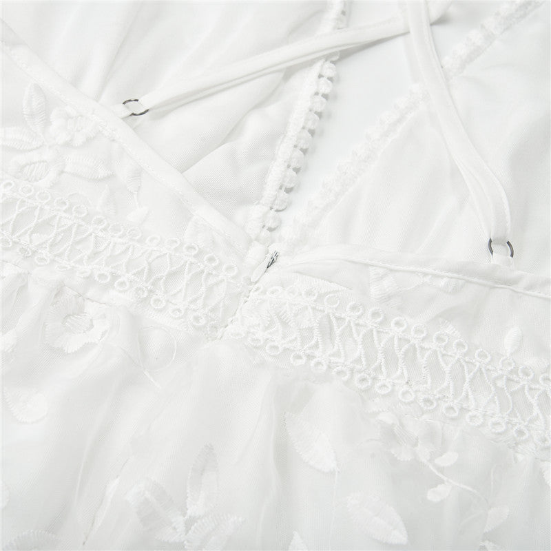 Moenaxa | Elégante robe d'été blanche