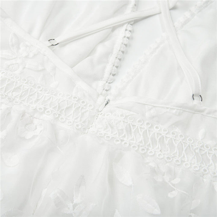 Moenaxa | Elégante robe d'été blanche