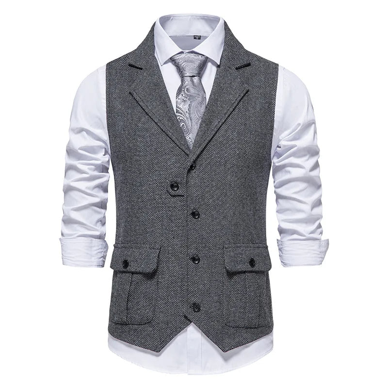 Neevar | Élégant Gilet Formelle pour Hommes