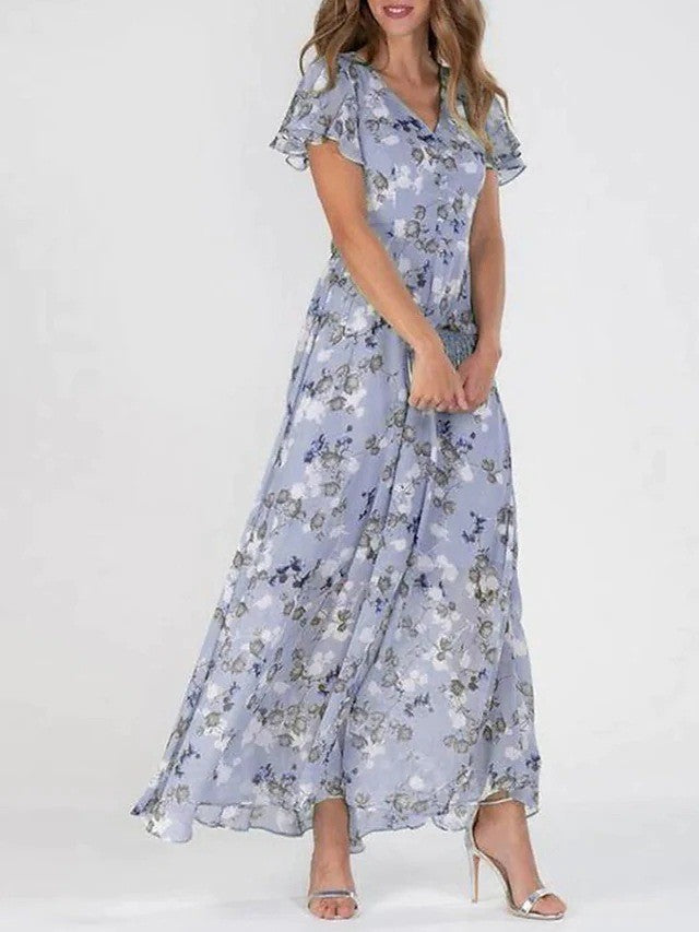 Oarrama Fleurie Maxi Robe d’été – Magdalena