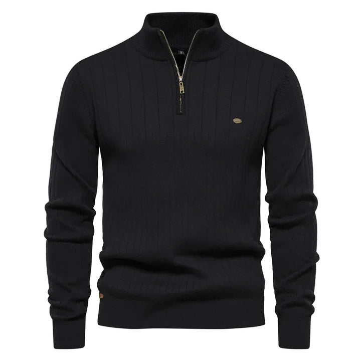 Laoraem | Pull Zippé Chaleureux pour Hommes