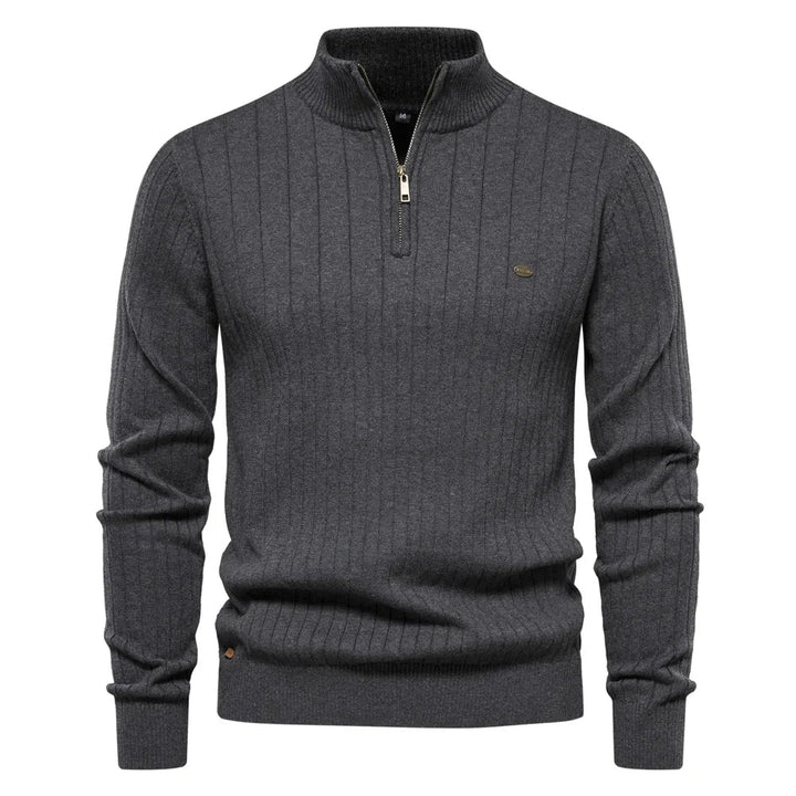 Laoraem | Pull Zippé Chaleureux pour Hommes
