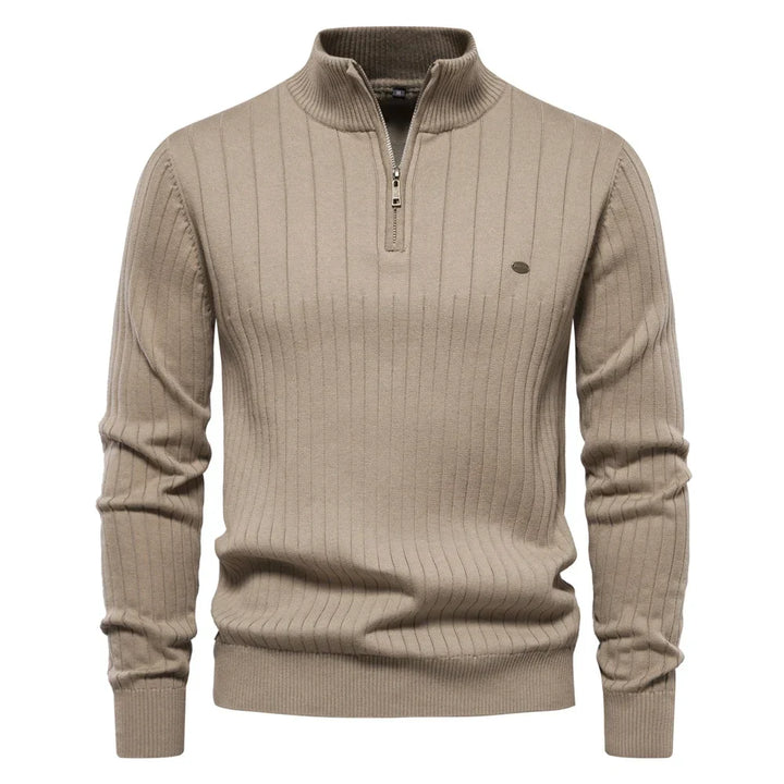 Laoraem | Pull Zippé Chaleureux pour Hommes