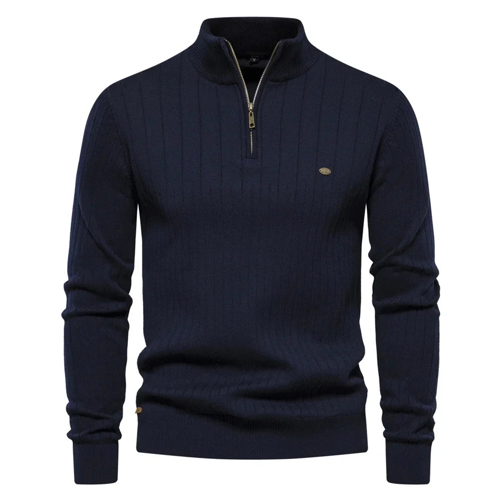 Laoraem | Pull Zippé Chaleureux pour Hommes