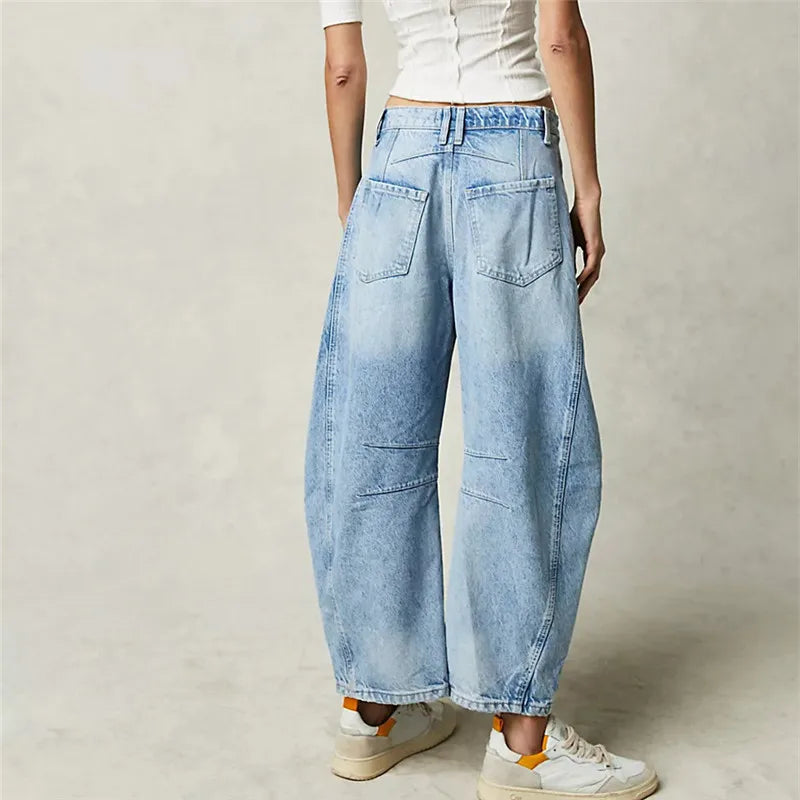 Soayana | Jean taille haute vintage pour femmes