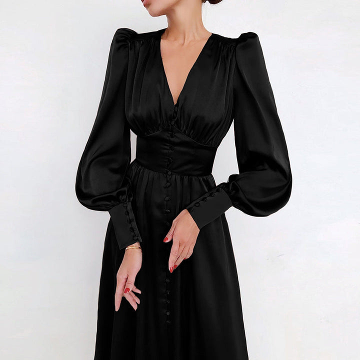 Noellema | Robe satinée élégante pour femmes