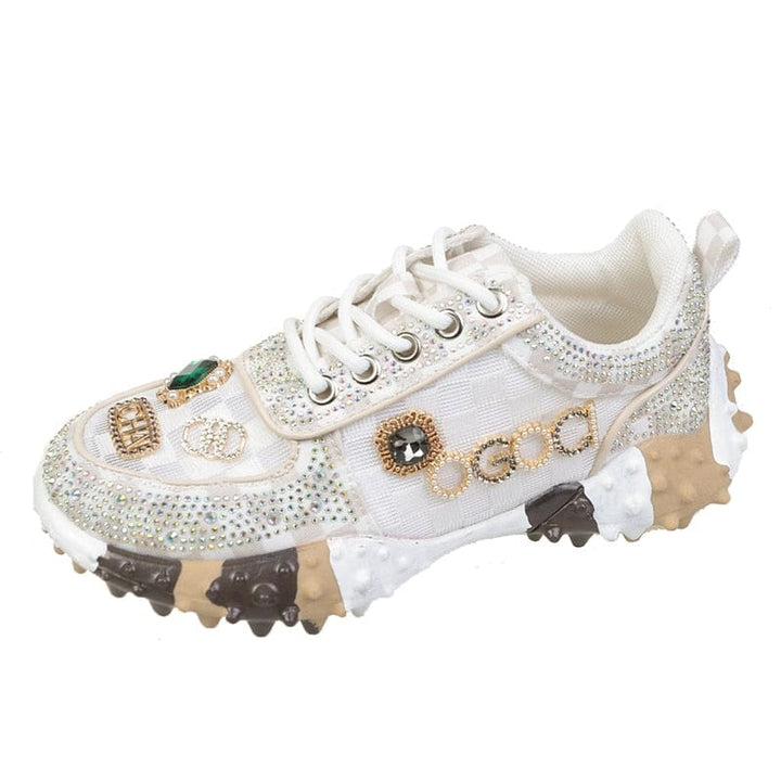 Viriama | Chaussures en diamant strass