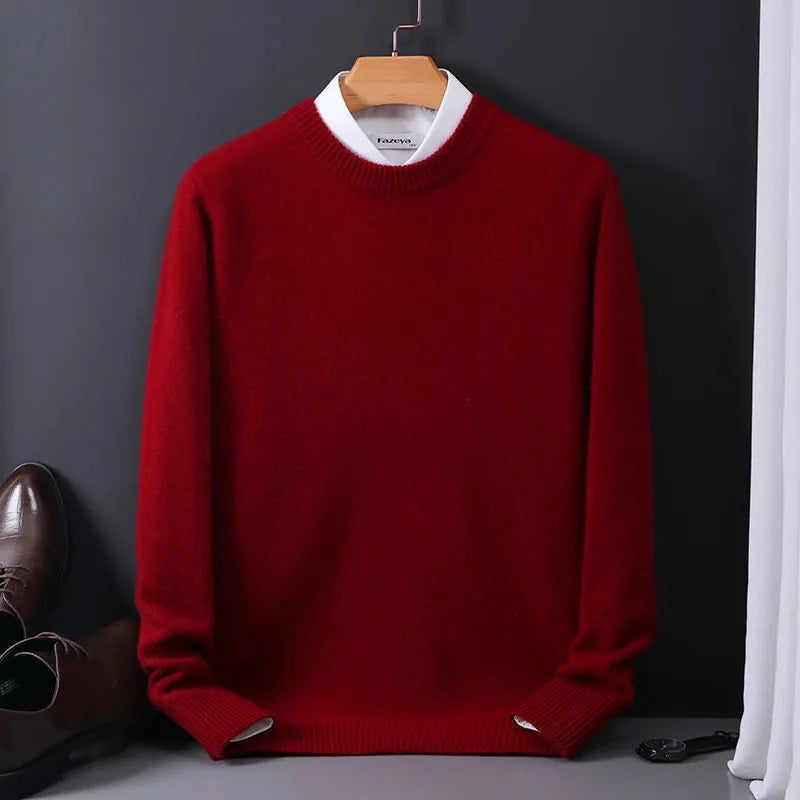 Luoraer | Pull classique en cachemire pour homme