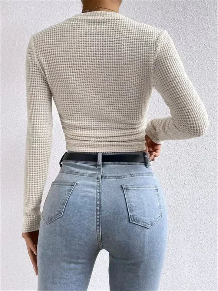 Moinara | T-shirt ajusté manches longues pour femmes