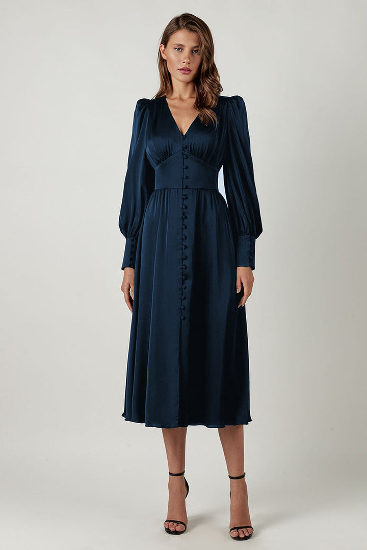 Noellema | Robe satinée élégante pour femmes