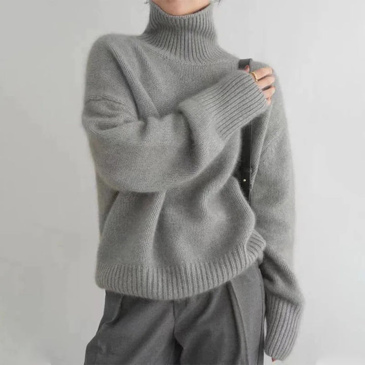 Viarrasa | Pull à col roulé en maille douce et confortable