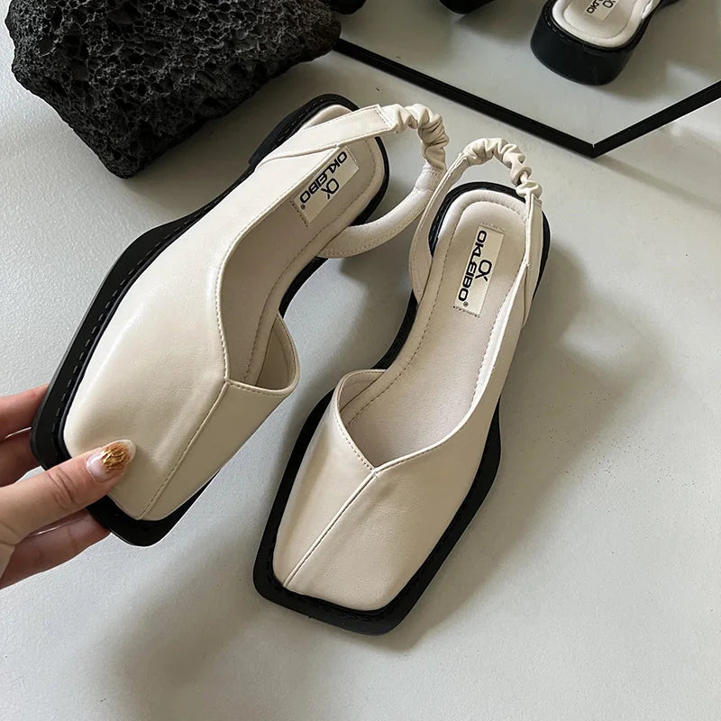 Veonnasa | Chaussures à talons carrés tendance