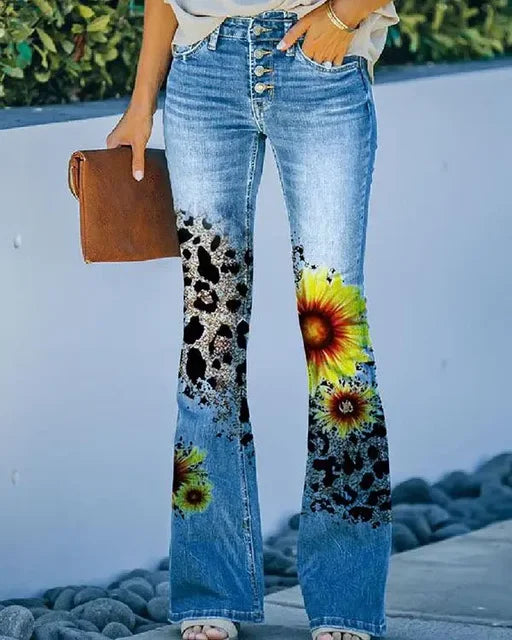 Molia | Jean évasé tendance pour femmes