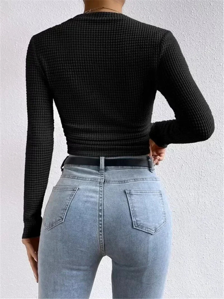 Moinara | T-shirt ajusté manches longues pour femmes