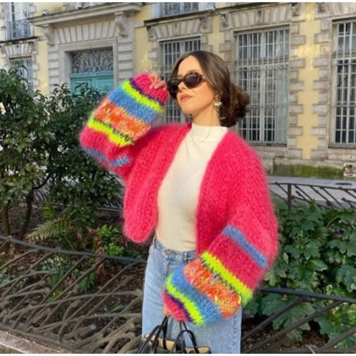 Molinera | Pull ouvert rayé