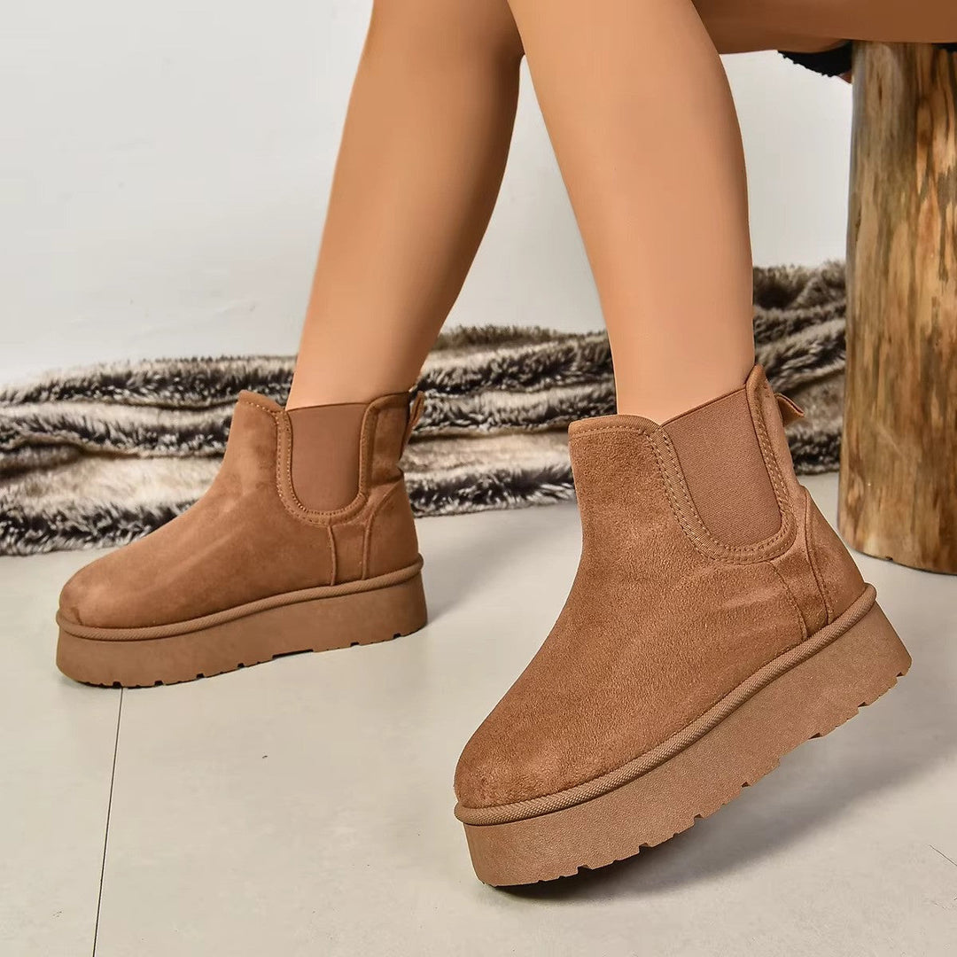 Niosiama | Bottes en cuir élégantes pour femmes