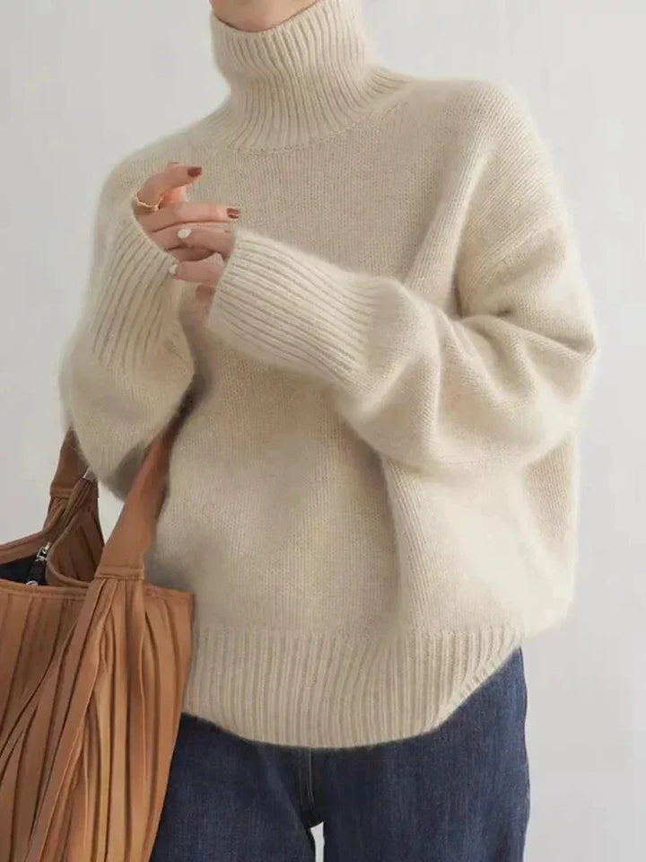 Viarrasa | Pull à col roulé en maille douce et confortable