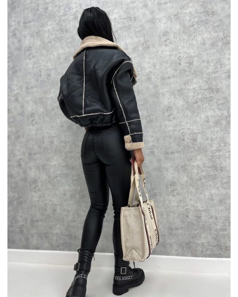 Niana | Veste en cuir de luxe