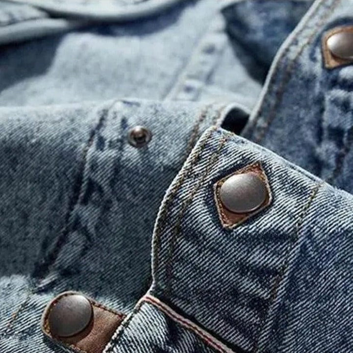 Aayas | Veste en denim moderne pour hommes