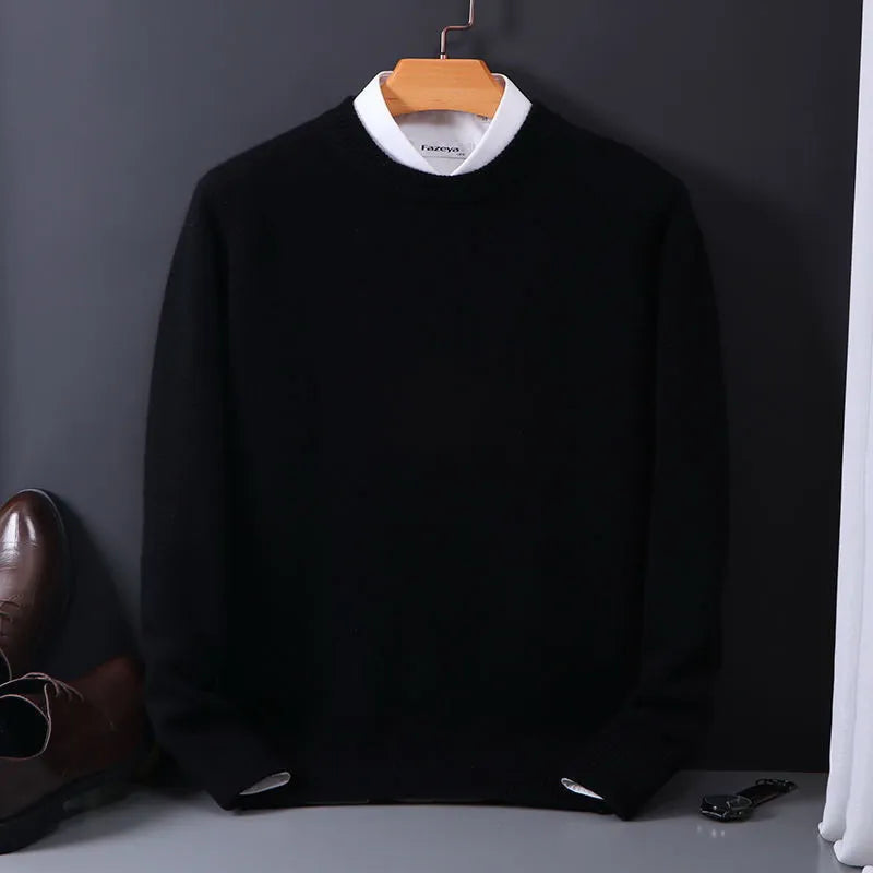 Luoraer | Pull classique en cachemire pour homme