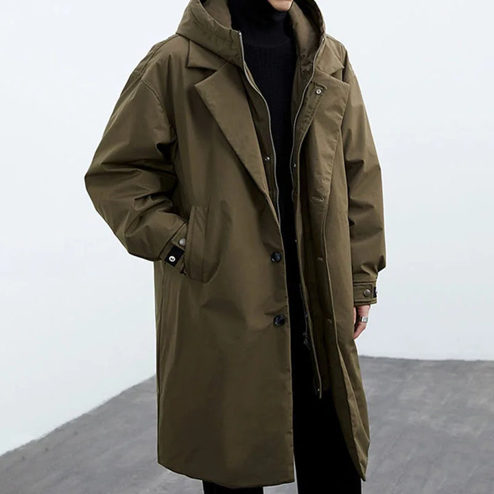 Leliner | Manteau long élégant pour hommes