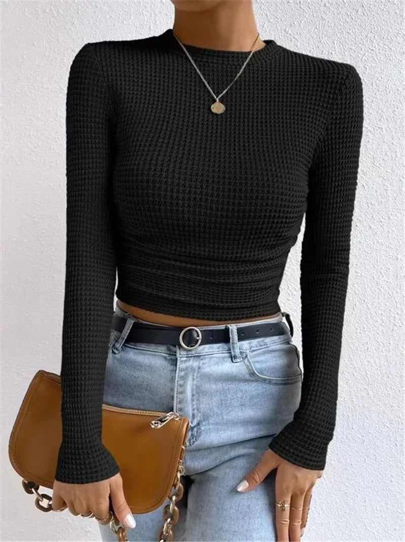 Moinara | T-shirt ajusté manches longues pour femmes