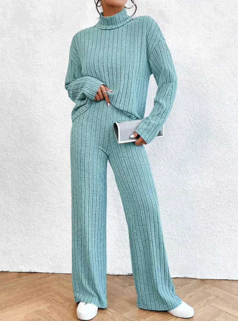 Veanara | Pantalons en tricot & pulls à col roulé
