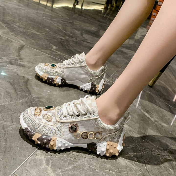 Viriama | Chaussures en diamant strass