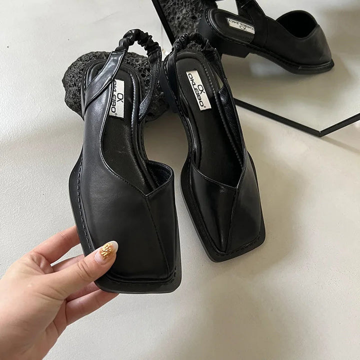 Veonnasa | Chaussures à talons carrés tendance
