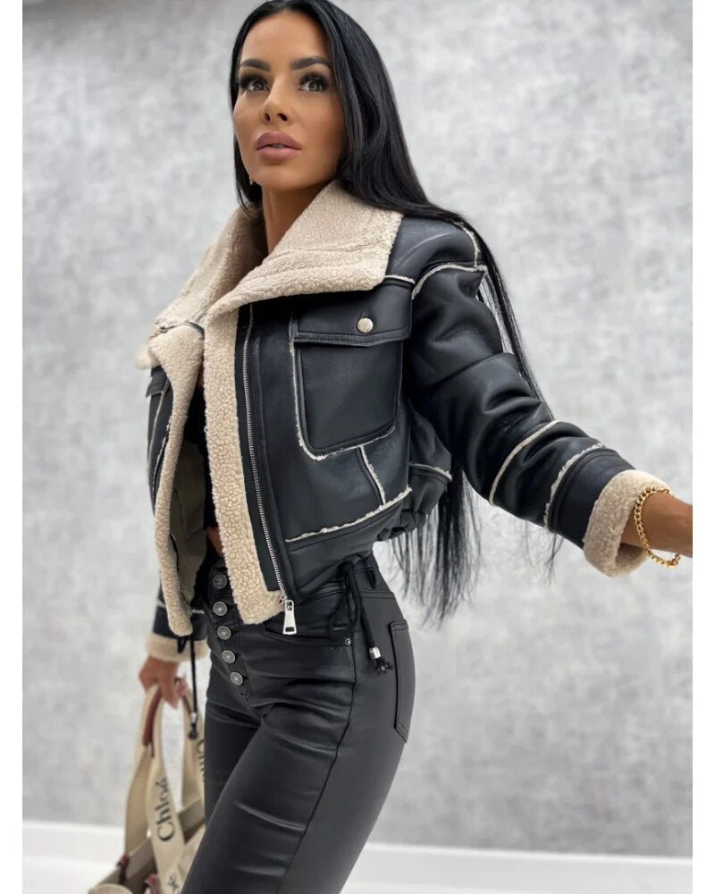 Niana | Veste en cuir de luxe