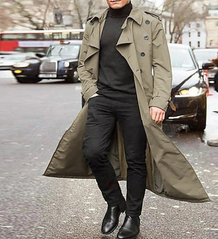Saayam | Trench-coat élégant imperméable pour hommes