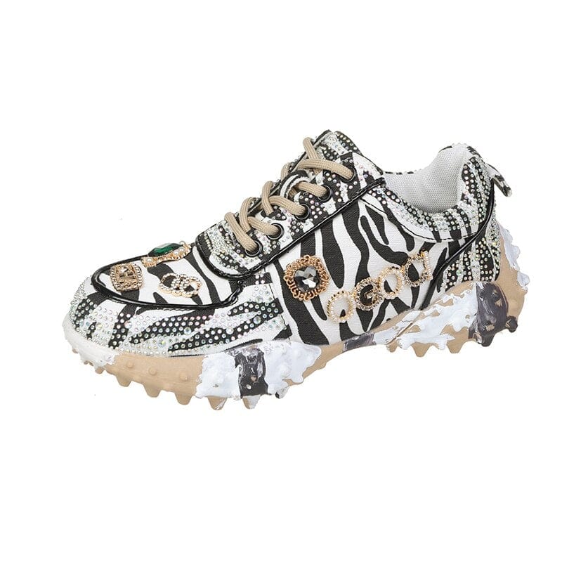 Viriama | Chaussures en diamant strass