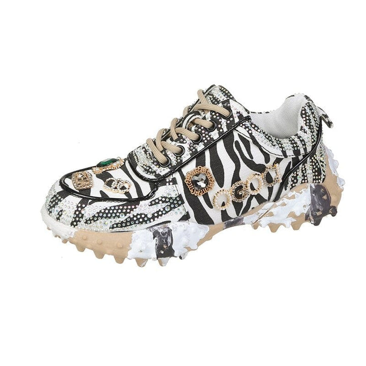Viriama | Chaussures en diamant strass