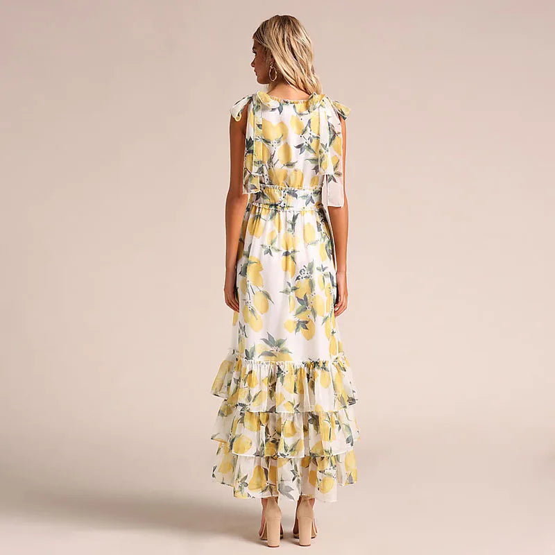 Neirana | Robe Imprimée Sexy Sans Manches Femme
