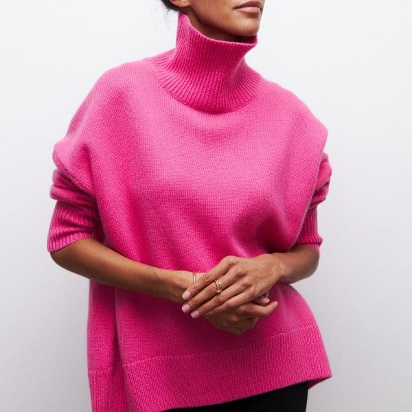 Salinena | Pull col roulé élégant pour femmes