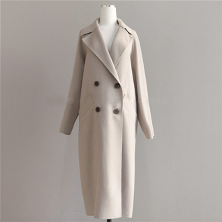 Viorasa | Manteau long en laine pour femmes