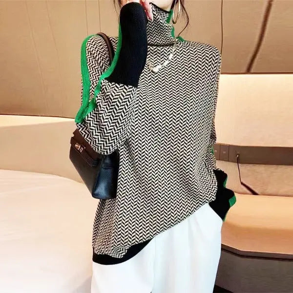 Seevasa | Pull col roulé élégant pour femmes