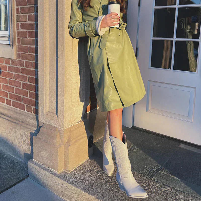 Raenara | Bottes métalliques audacieuses pour femmes