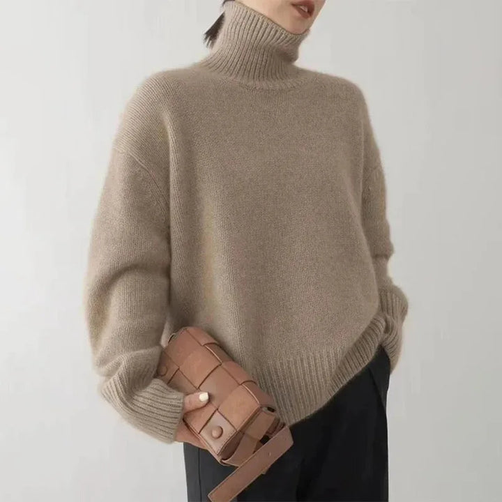 Viarrasa | Pull à col roulé en maille douce et confortable