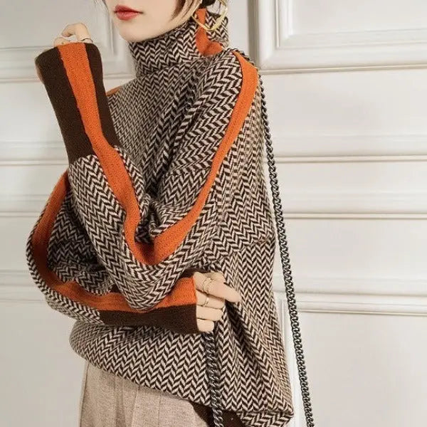 Seevasa | Pull col roulé élégant pour femmes